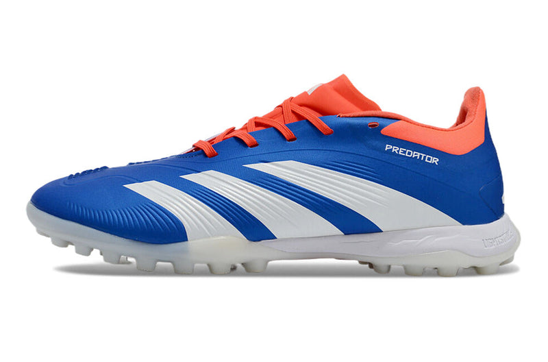 Chuteira Society Adidas Predator Elite TF Azul e Branco "Advancement Pack"