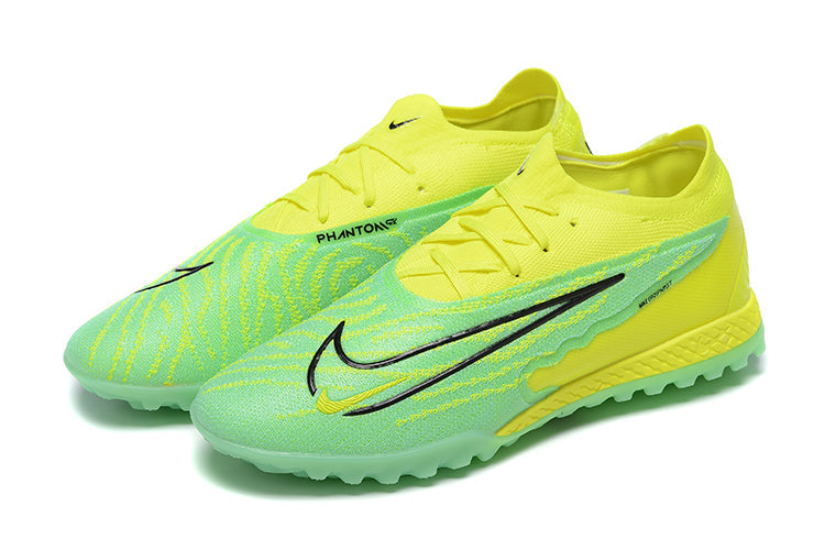 Chuteira Society Nike Phantom GX Elite TF Verde e Azul