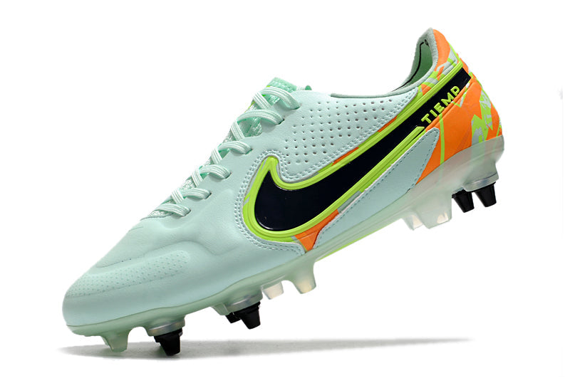 Chuteira Campo Nike Tiempo Legend 9 Elite Trava Mista Verde "Bonded Pack"