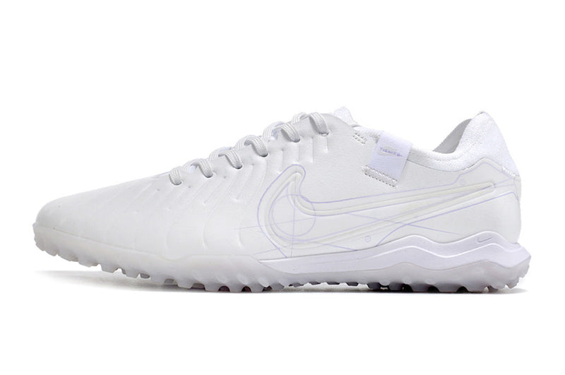 Chuteira Society Nike Tiempo Legend 10 Pro TF Branca "Whiteout Special"