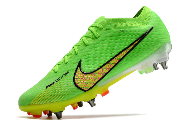 Chuteira Campo Nike Air Zoom Mercurial Vapor 15 Elite Trava Mista Verde