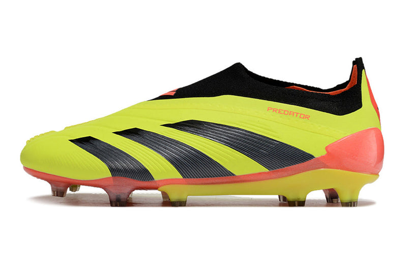 Chuteira Campo Adidas Predator LL Elite FG Amarelo, Preto e Vermelho "Energy Citrus Pack"