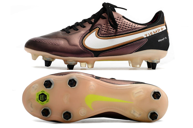 Chuteira Campo Nike Tiempo Legend 9 Elite Trava Mista Cobre "Generation Pack"