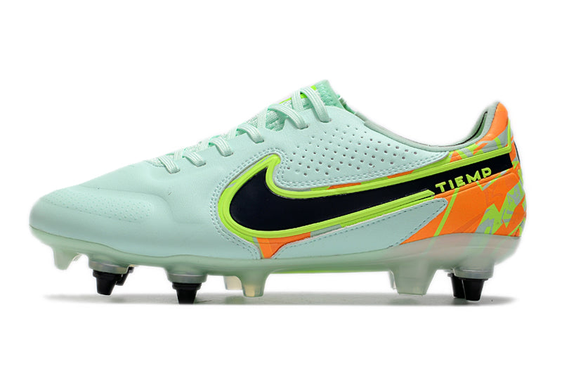 Chuteira Campo Nike Tiempo Legend 9 Elite Trava Mista Verde "Bonded Pack"