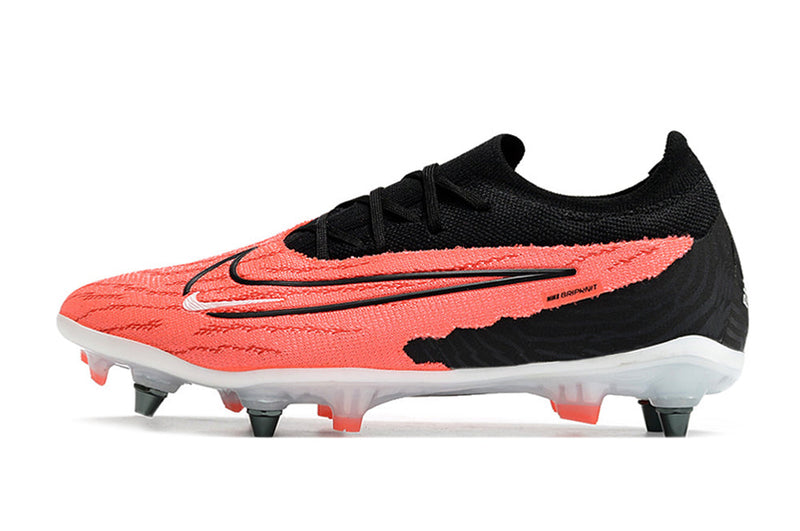 Chuteira Campo Nike Phantom GX Elite Trava Mista Preta e Vermelha "Ready Pack'