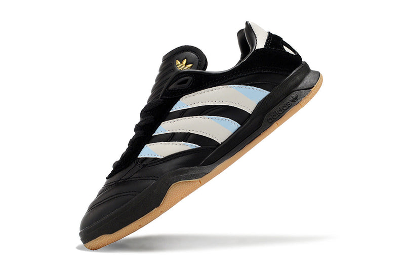 Chuteira Futsal Adidas Copa Mundial IC Preta e Cinza