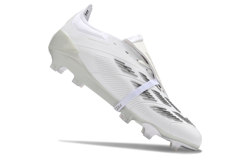 Chuteira Campo Adidas Predator FT 30 Elite FG Branca e Prata "	Pearlized Pack"