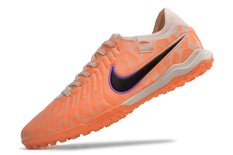 Chuteira Society Nike Tiempo Legend 10 Pro TF Laranja "United Pack"