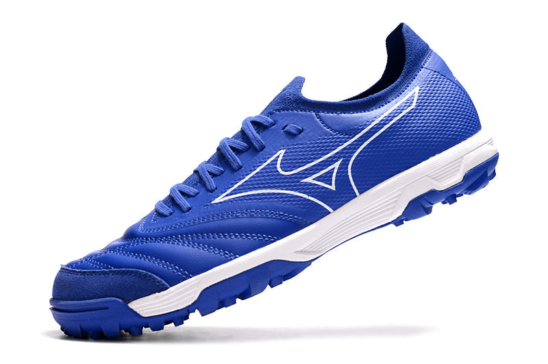 Chuteira Society Mizuno Morelia Neo Beta TF Azul "Reach Beyond Pack"