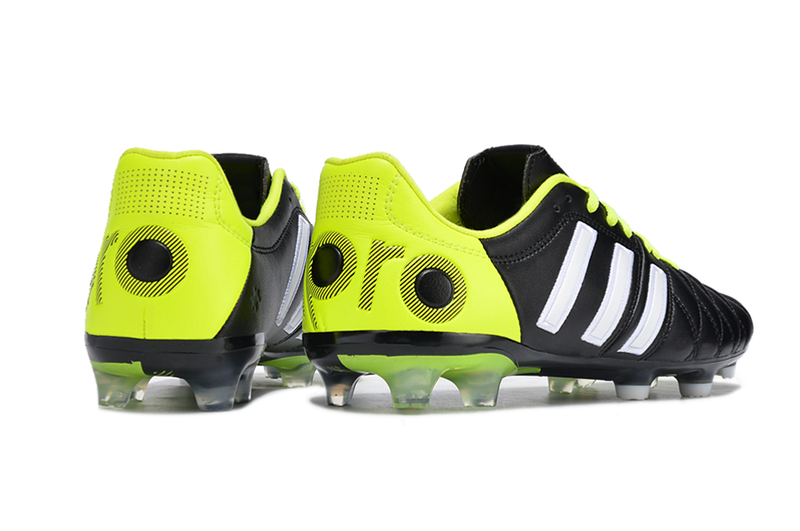 Chuteira Campo Adidas AdiPure 11 Pro FG Preta e Verde