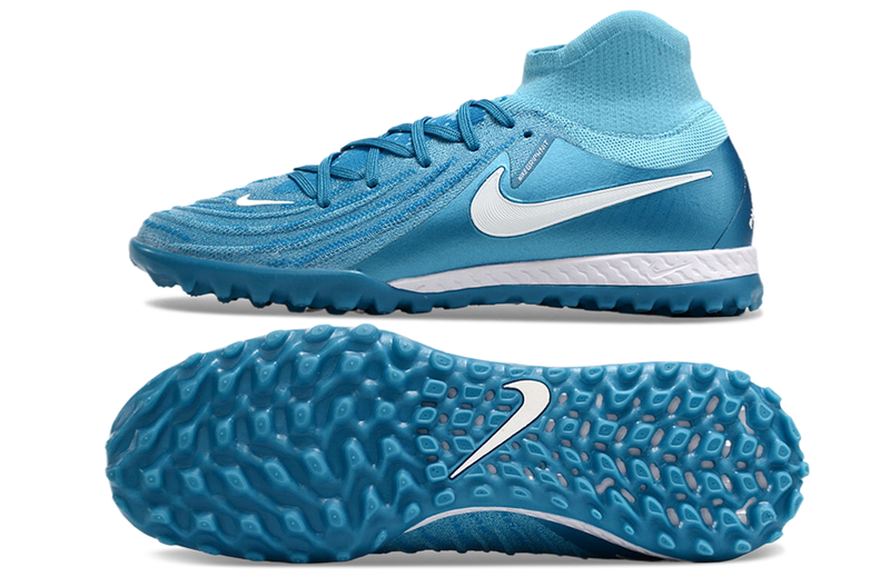 Chuteira Society Nike Phantom Luna Elite TF Azul "Mad Ambition Pack"