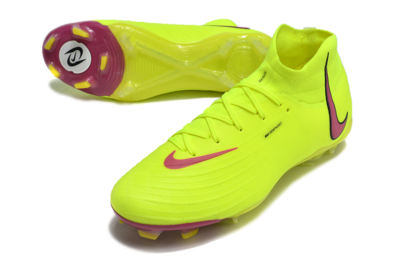 Chuteira Campo Nike Phantom Luna Elite FG Verde e Roxo