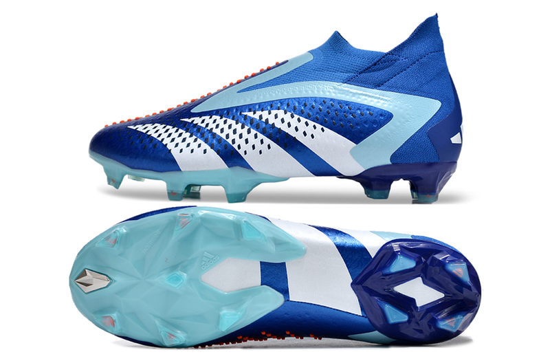 Chuteira Campo Adidas Predator Accuracy+ FG Azul "Marine Rush Pack"