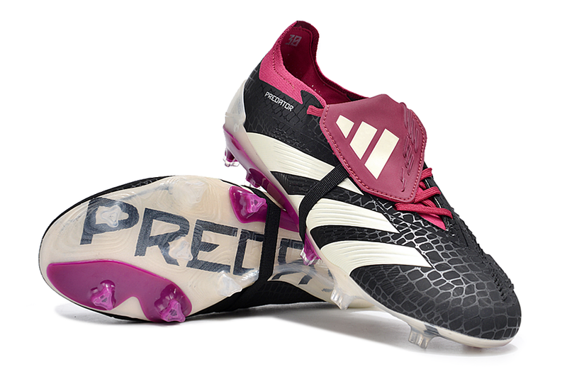 Chuteira Campo Adidas Predator FT 30 Elite FG Preta e Roxa