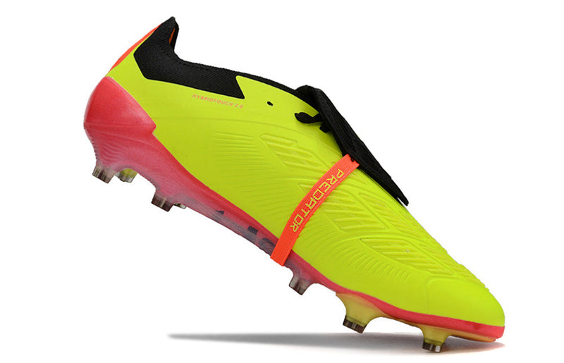 Chuteira Campo Adidas Predator FT 30 Elite FG Amarelo, Preto e Vermelho "Energy Citrus Pack"