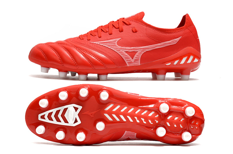 Chuteira Campo Mizuno Morelia Neo 3 FG Vermelha