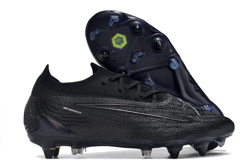 Chuteira Campo Nike Phantom GX Elite Trava Mista Preta "AllBlack"