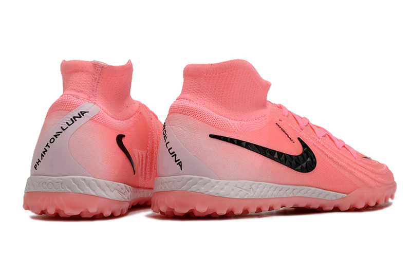 Chuteira Society Nike Phantom Luna 2 Elite TF Rosa "Mad Brilliance Pack"