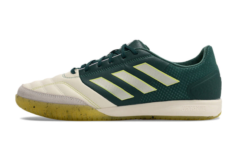 Chuteira Futsal Adidas Competition Top IC Branca e Verde