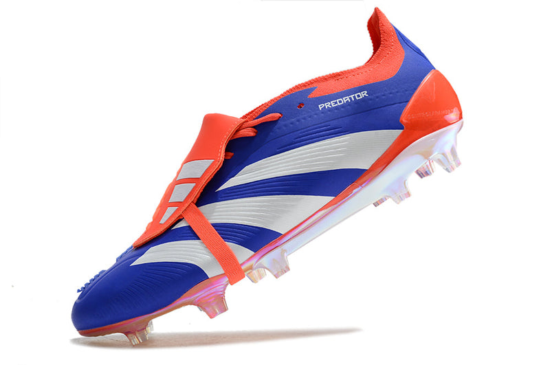 Chuteira Campo Adidas Predator FT 30 Elite FG Azul, Vermelha e Branca "Advancement Pack"