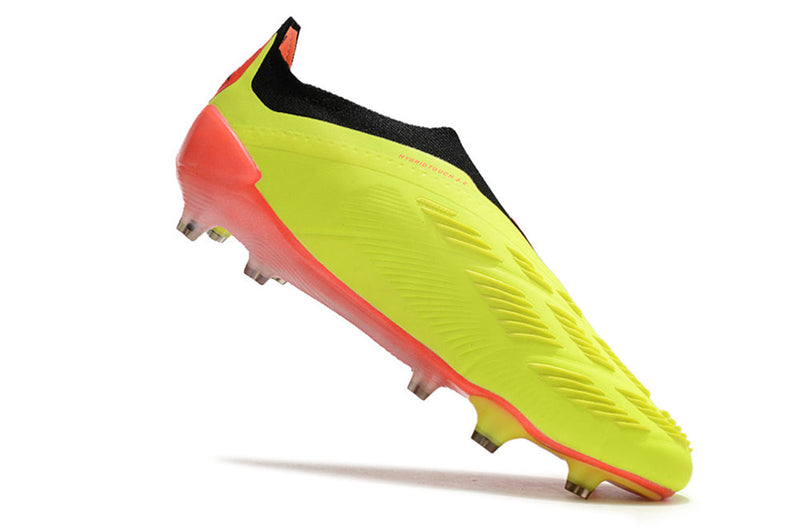 Chuteira Campo Adidas Predator LL Elite FG Amarelo, Preto e Vermelho "Energy Citrus Pack"