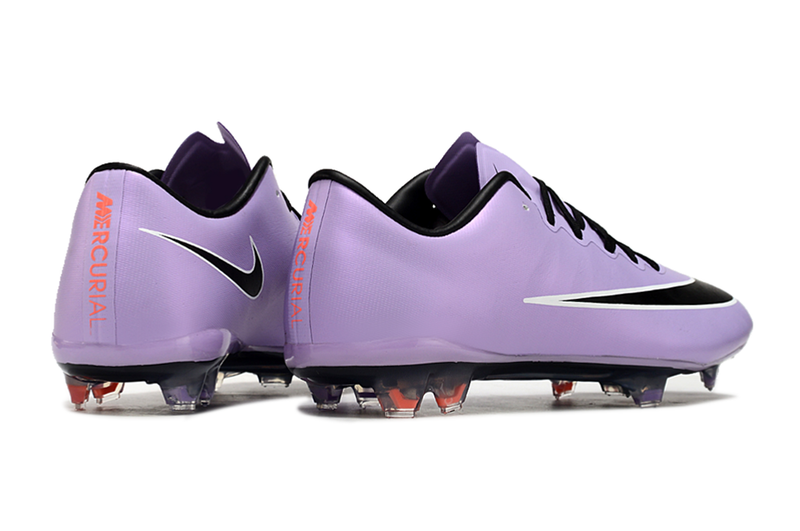 Chuteira Campo Nike Retrô Mercurial Vapor 10 FG Roxa e Preta