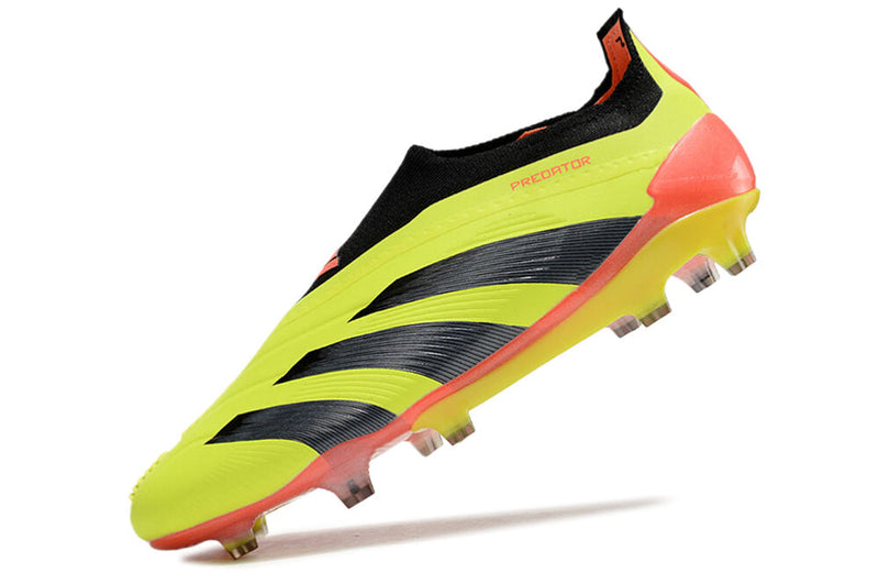 Chuteira Campo Adidas Predator LL Elite FG Amarelo, Preto e Vermelho "Energy Citrus Pack"