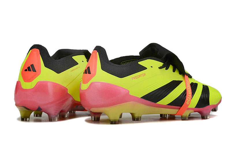 Chuteira Campo Adidas Predator FT 30 Elite FG Amarelo, Preto e Vermelho "Energy Citrus Pack"