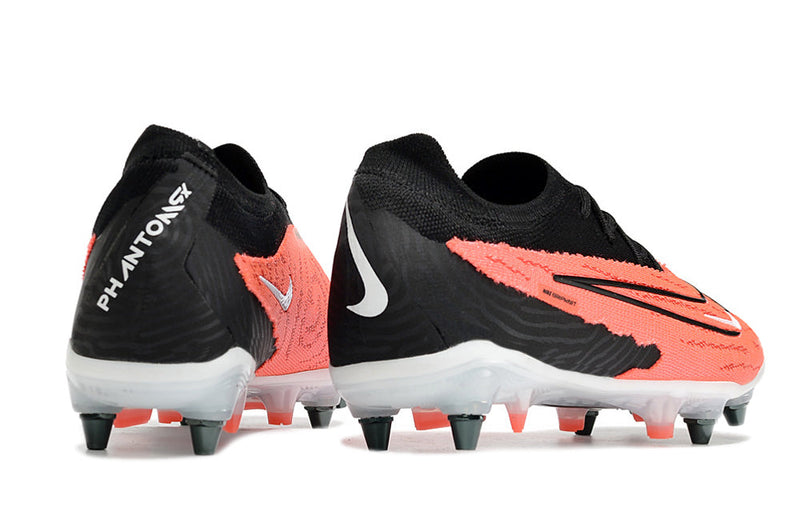 Chuteira Campo Nike Phantom GX Elite Trava Mista Preta e Vermelha "Ready Pack'