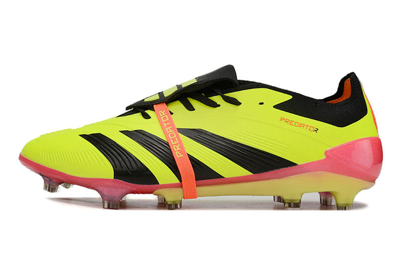 Chuteira Campo Adidas Predator FT 30 Elite FG Amarelo, Preto e Vermelho "Energy Citrus Pack"