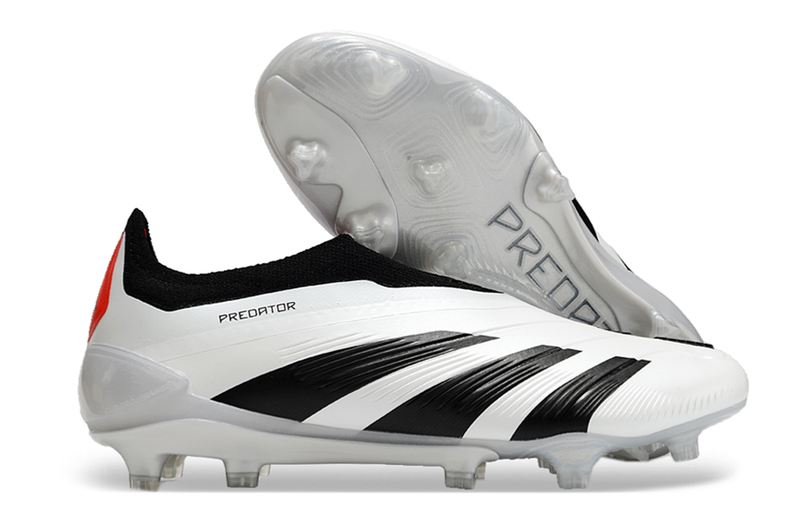 Chuteira Campo Adidas Predator LL Elite FG Branca e Preto