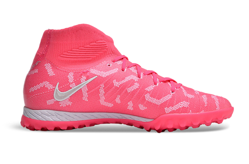 Chuteira Society Nike Phantom Luna Elite TF Rosa