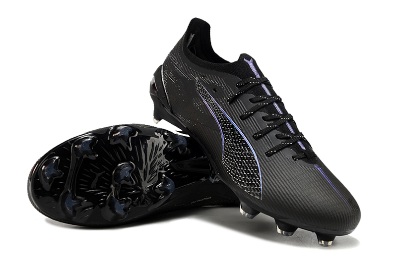 Chuteira Campo Puma Ultra 5 Ultimate FG Preta "Eclipse Pack"