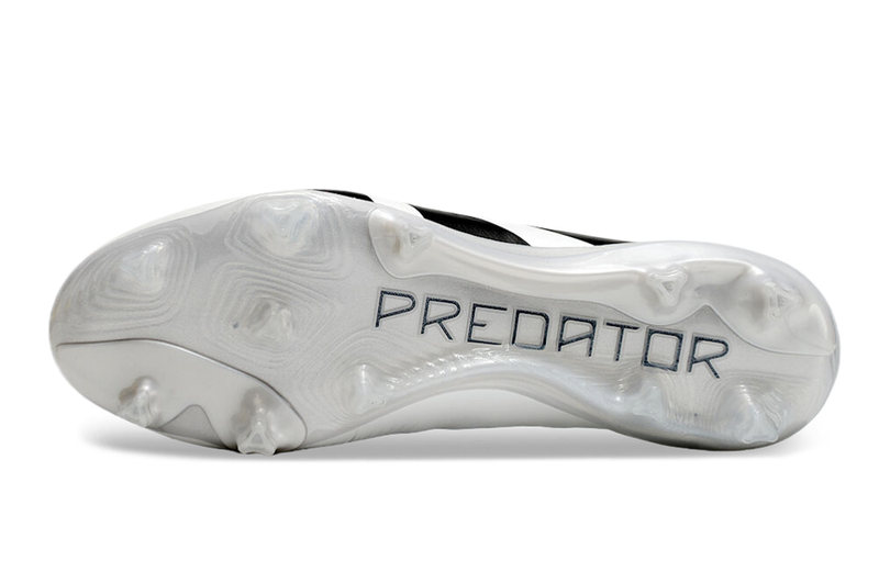 Chuteira Campo Adidas Predator LL Elite FG Branca e Preto