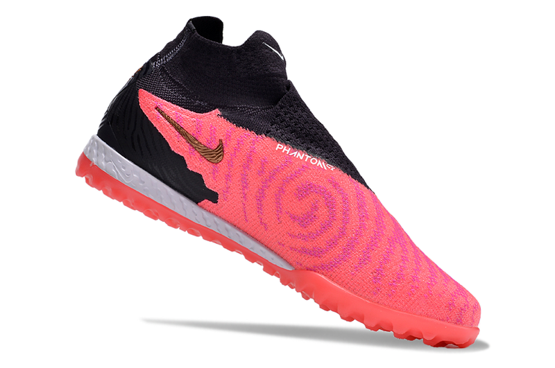 Chuteira Society Nike Phantom GX DF Elite Preta e Rosa "Generation Pack"