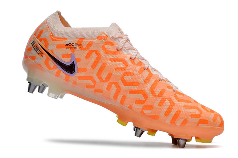 Chuteira Campo Nike Air Zoom Mercurial Vapor 15 Elite Trava Mista Laranja "United Pack"