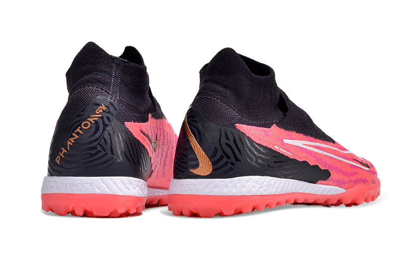 Chuteira Society Nike Phantom GX DF Elite Preta e Rosa "Generation Pack"