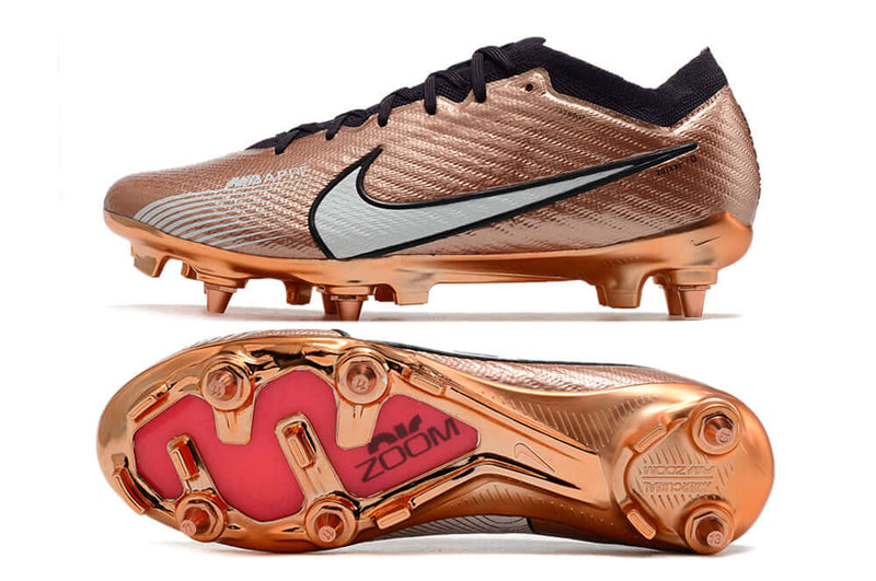 Chuteira Campo Nike Air Zoom Mercurial Vapor 15 Elite Trava Mista Cobre "Generation Pack"