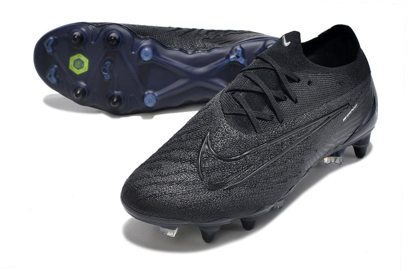 Chuteira Campo Nike Phantom GX Elite Trava Mista Preta "AllBlack"