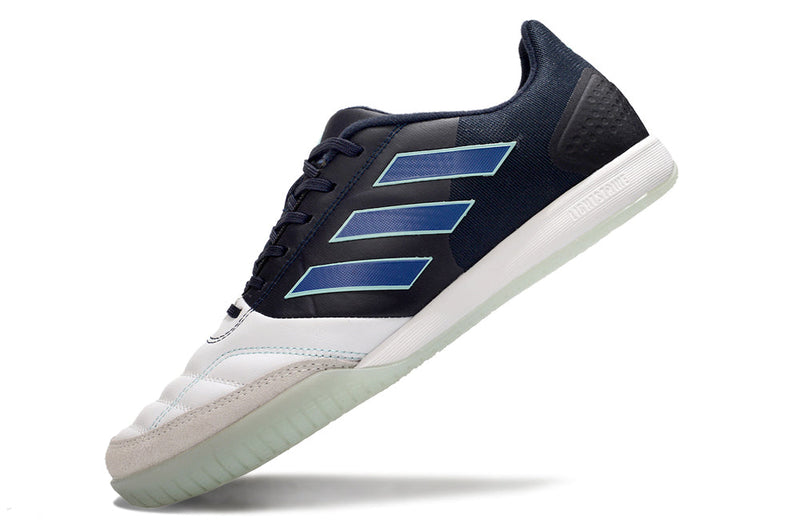 Chuteira Futsal Adidas Competition Top IC Branca e Azul