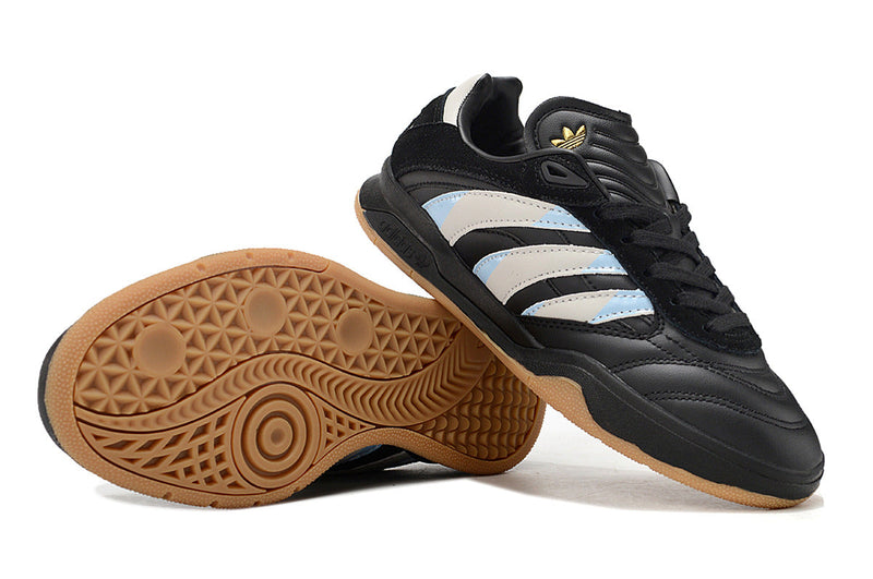 Chuteira Futsal Adidas Copa Mundial IC Preta e Cinza