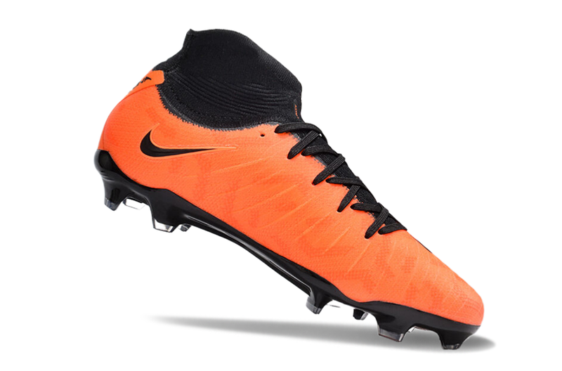 Chuteira Campo Nike Phantom Luna Elite FG Laranja e Preta