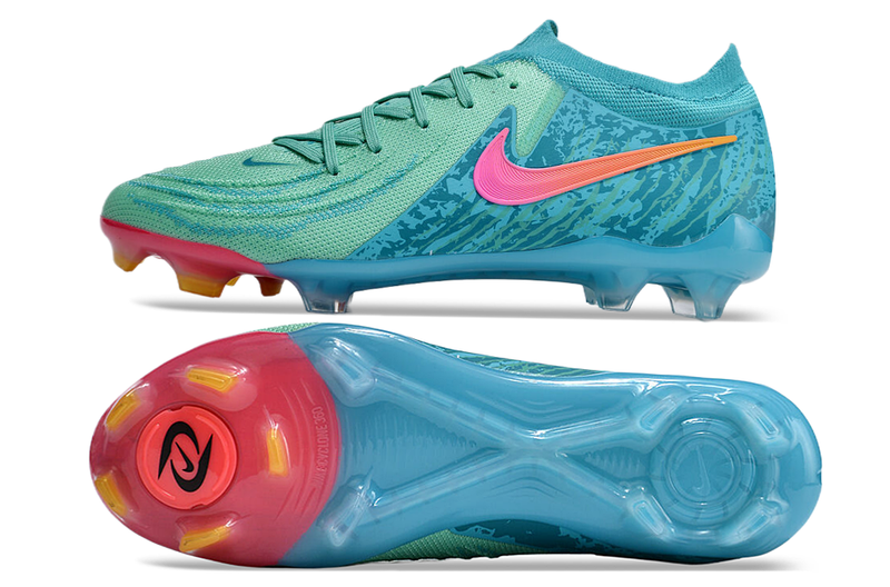 Chuteira Campo Nike Phantom GX 2 Elite FG Azul "Vortex Pack"