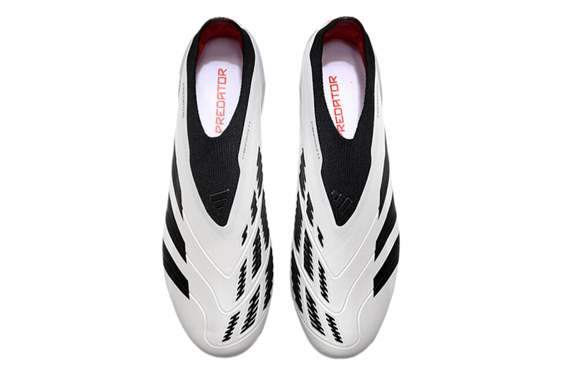 Chuteira Campo Adidas Predator LL Elite FG Branca e Preto